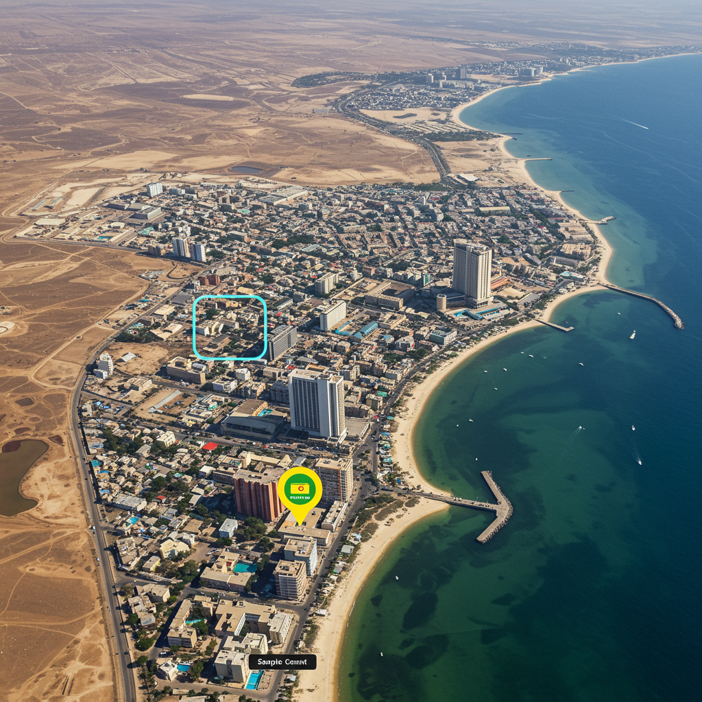 Carte des prix de l'immobilier au Sénégal